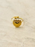 Bague cœur bohème