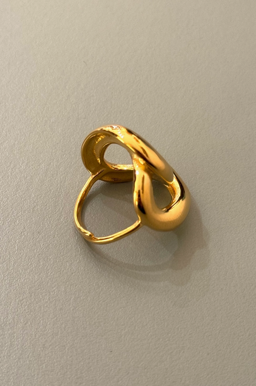 Bague en acier inoxydable Mylo