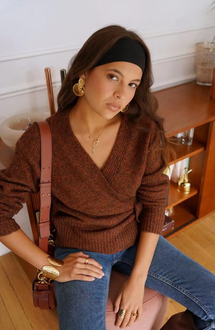 Gilet croisé Delhia