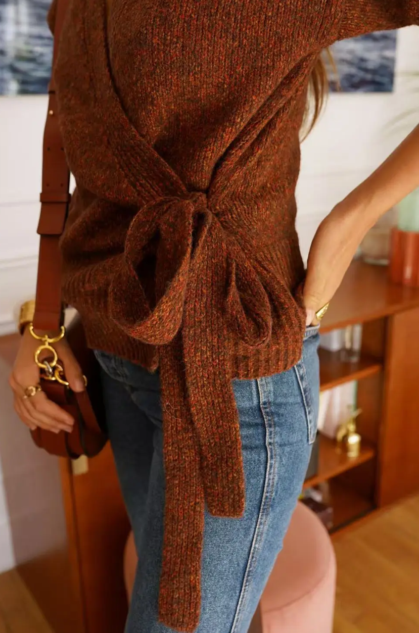 Gilet croisé Delhia