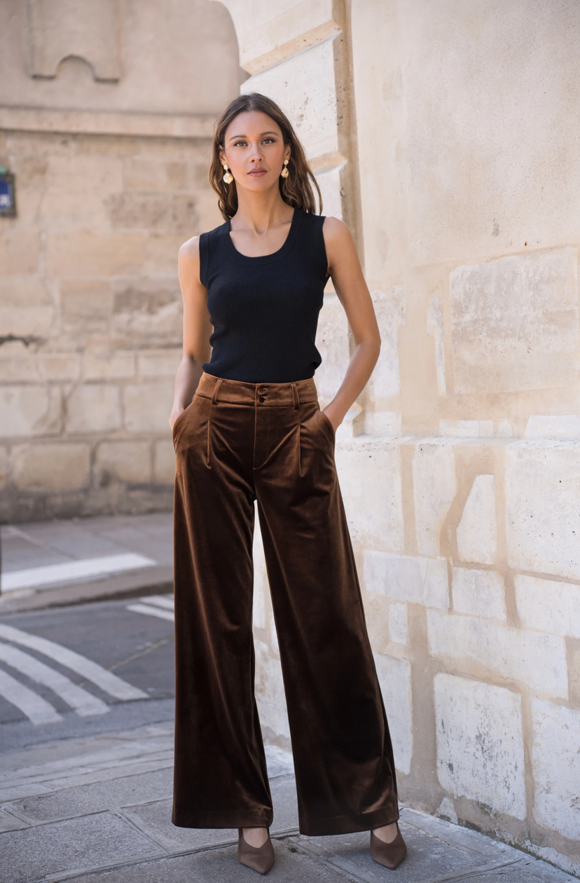Pantalon en velours Valérie
