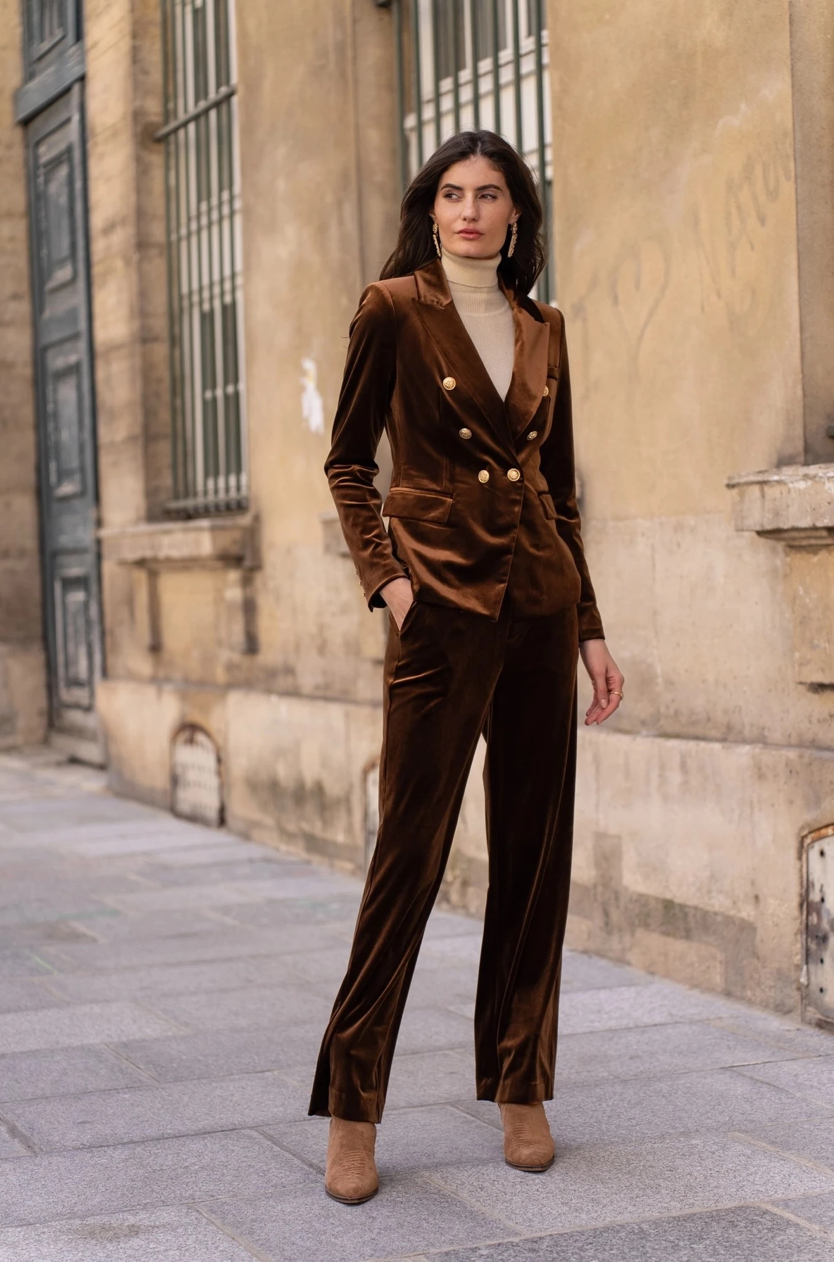 Veste en velours Valérie