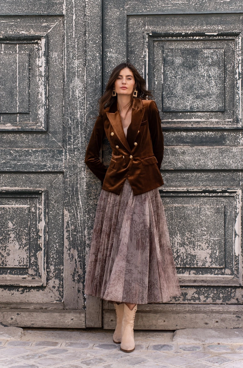 Veste en velours Valérie