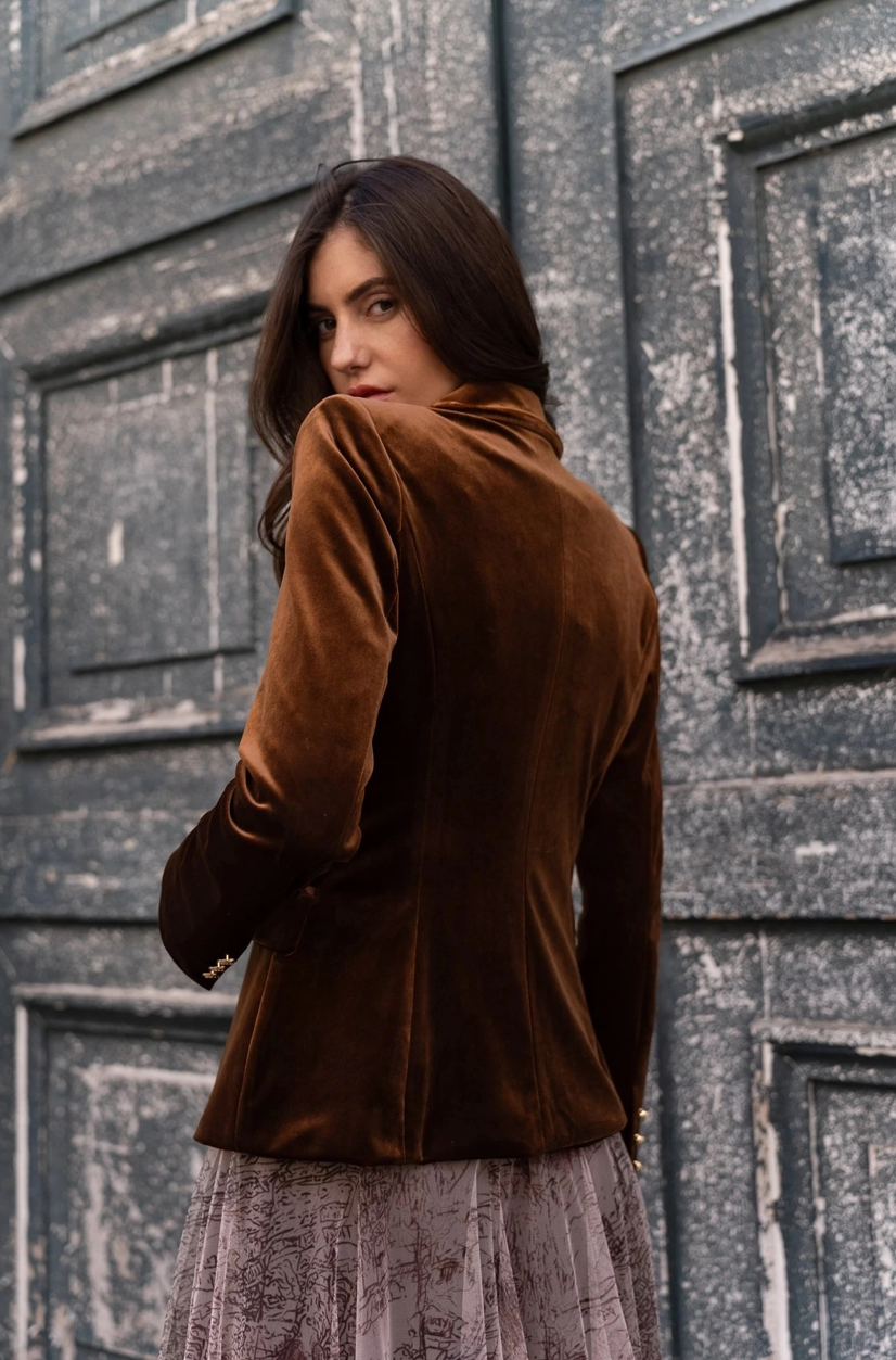 Veste en velours Valérie
