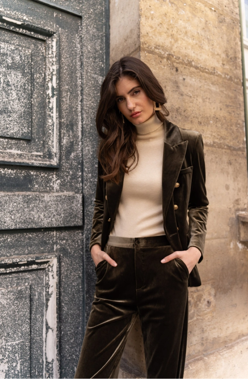 Veste en velours Valérie