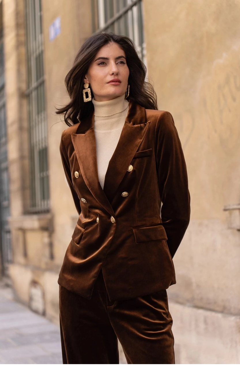 Veste en velours Valérie